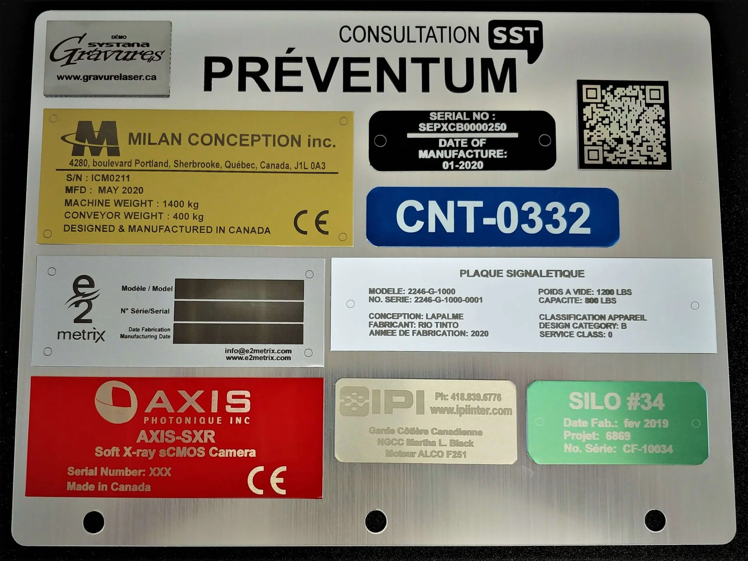 LASER MARKING ON STAINLESS STEEL AND ALUMINUM Systana Gravure Laser