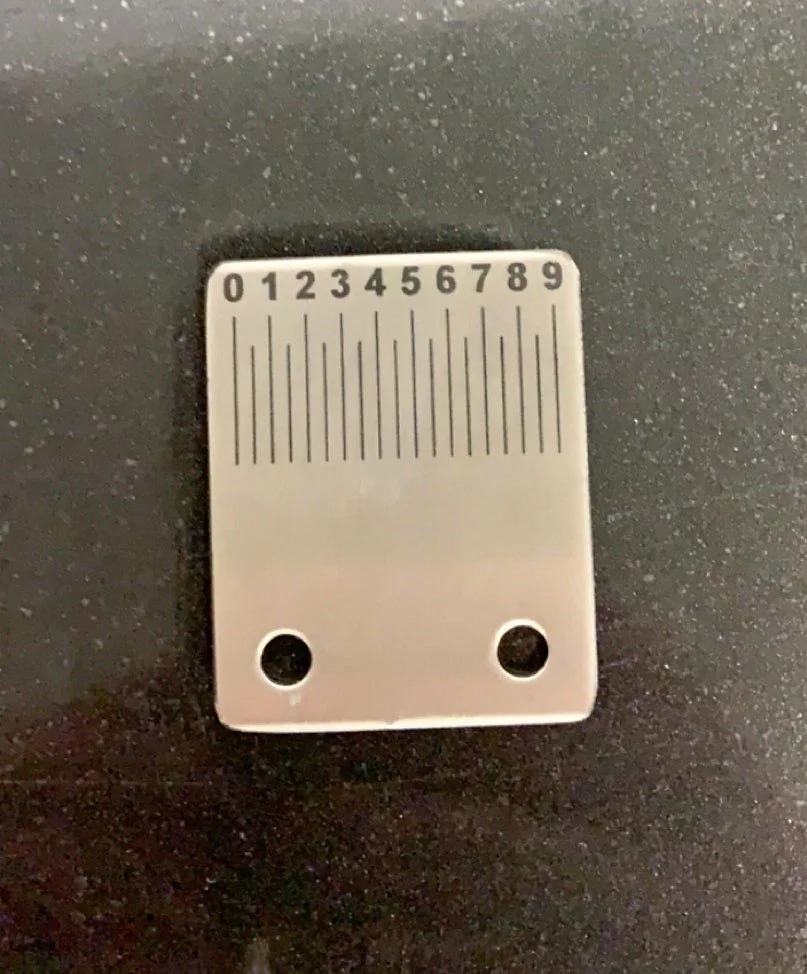 Barcode Ruler LASER ENGRAVING OF BARCODES & QR CODES | Systana Gravure Laser