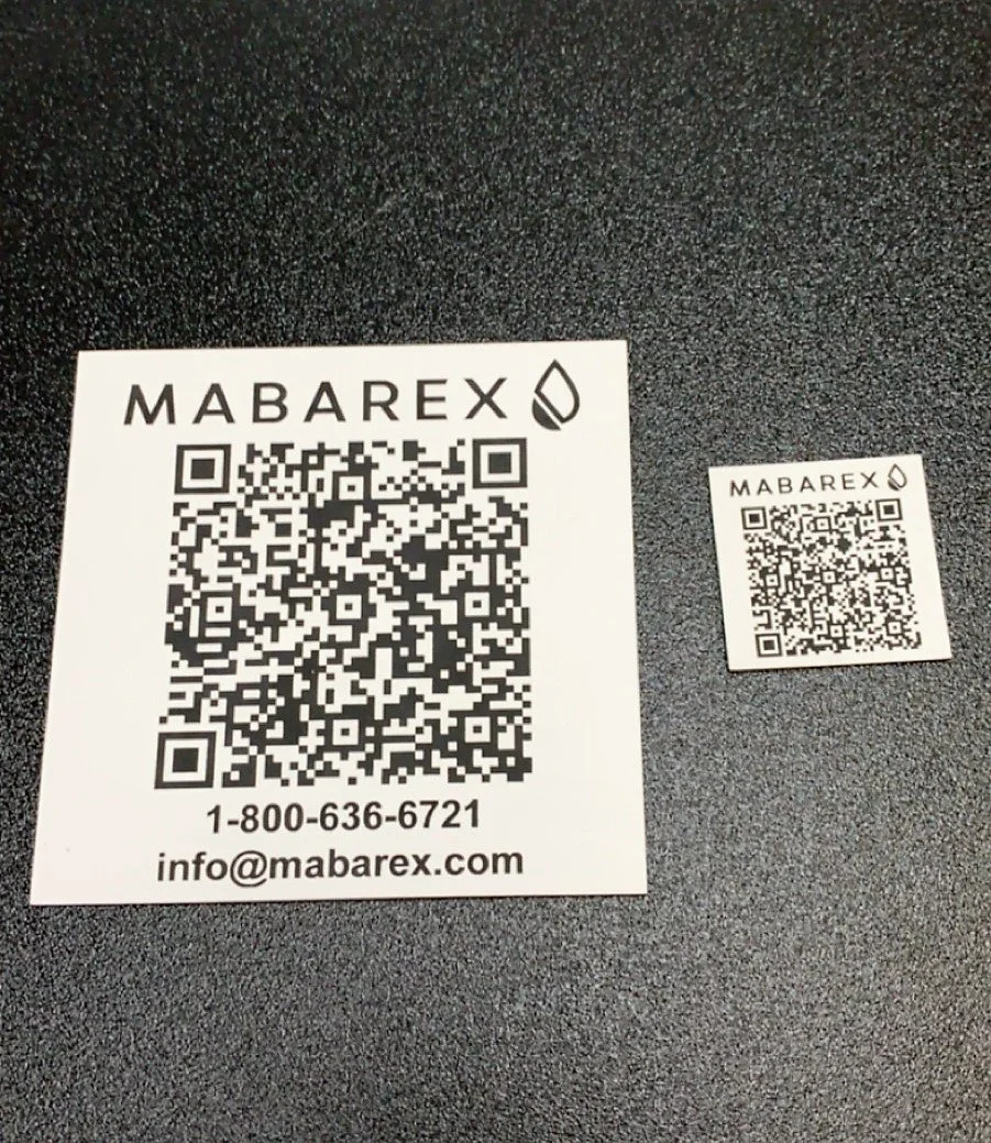 LASER ENGRAVING OF BARCODES & QR CODES Systana Gravure Laser