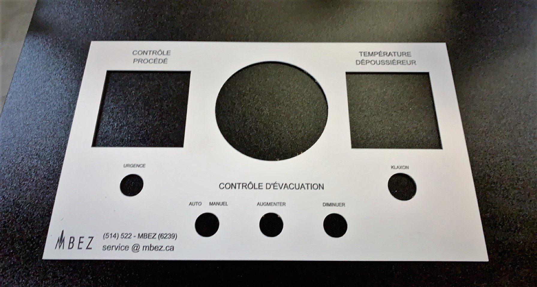 Lamicoid Plastic Control Board