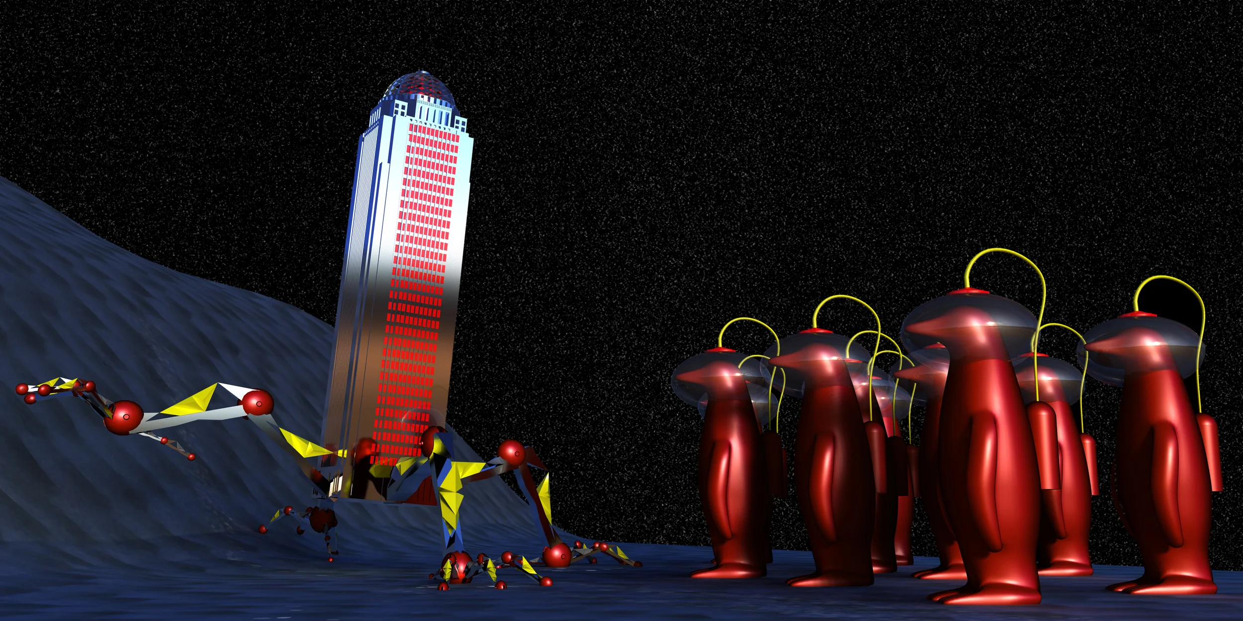 Penguins On The Moon