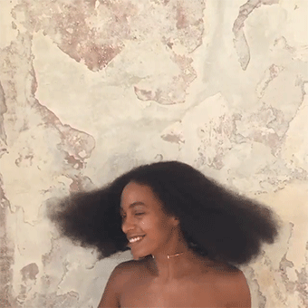 Here we have the magnificent specimen, Solange Knowles.
