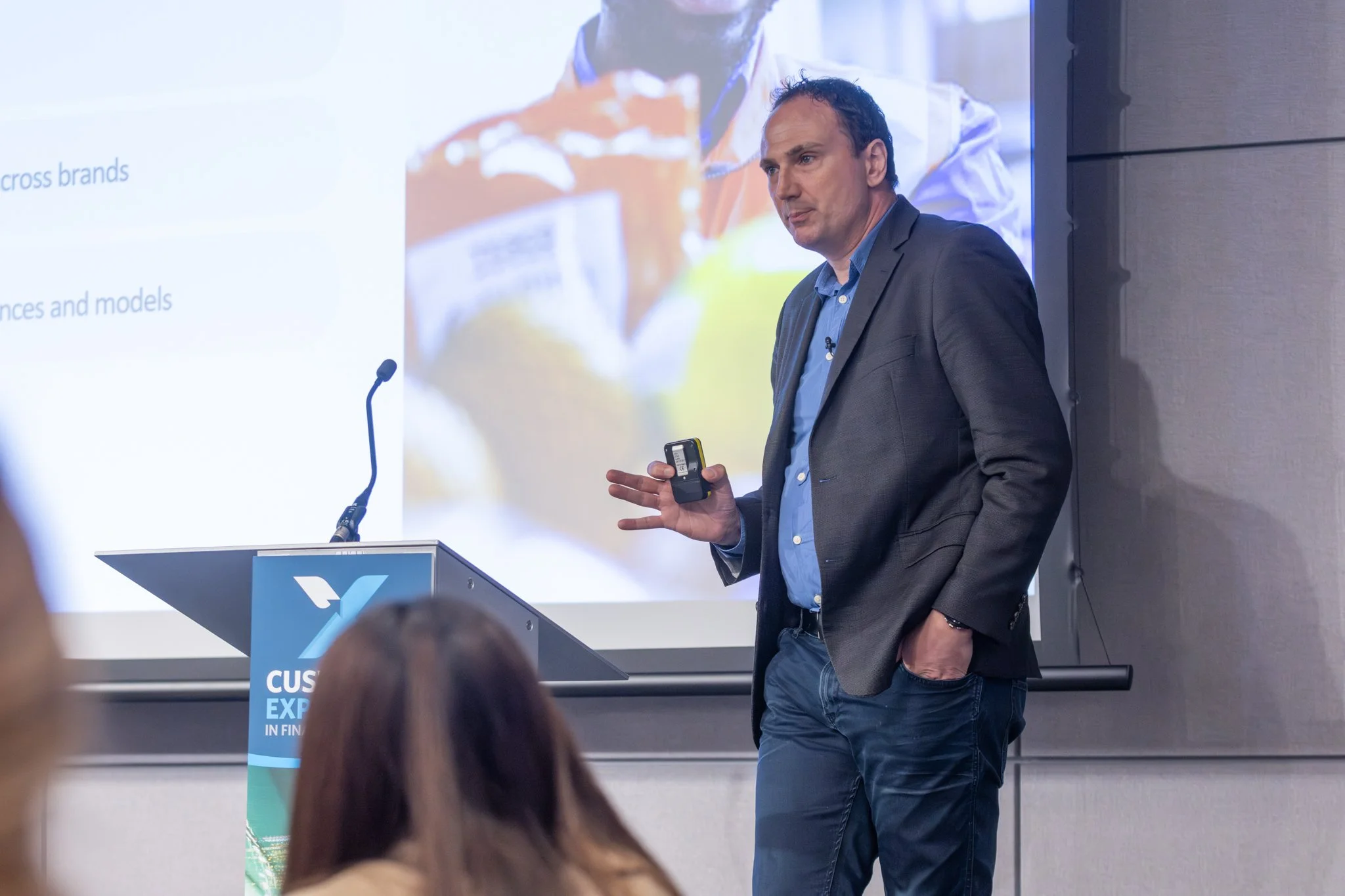 Ian Finn speaking at the Customer Experience in Financial Services 2026 Show, London.