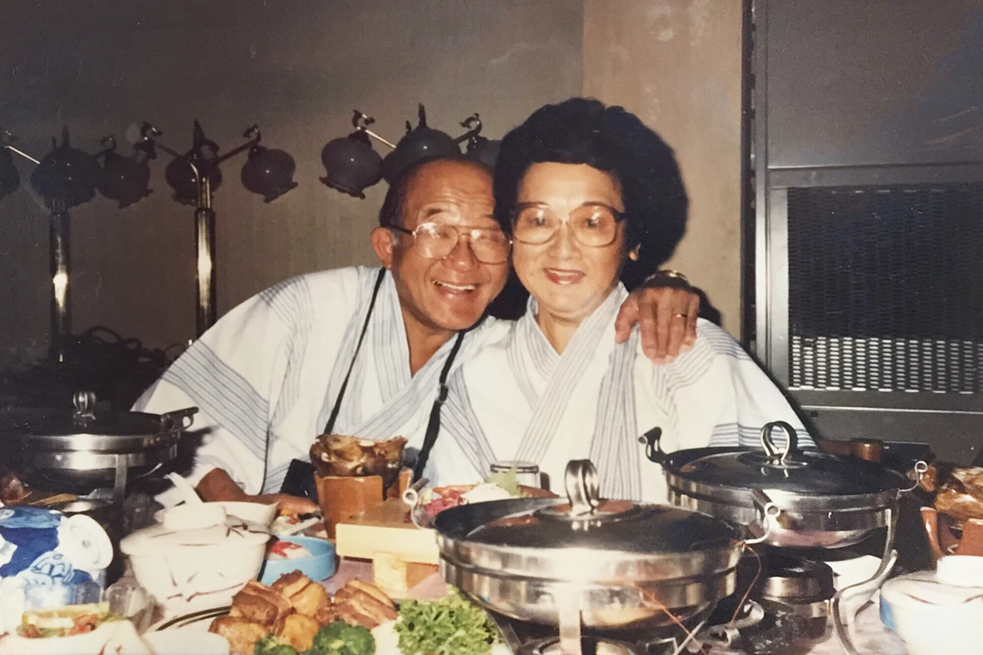 I love this photo of my grandparents. I found it last year when I was digging through old photos. I had never seen it before. It stuck out to me for two reasons : 1. They're in Japan. I never knew much about their travels here...but when I see photos like this now, I instantly connect with them. I can feel the Japanese culture and I feel this deep deep bond to them...to our heritage...to our story. 2. That look of pure joy on their faces. It's so genuine. And was exactly how I always knew these two. Full of love. Full of love. The greatest couple I ever knew. 