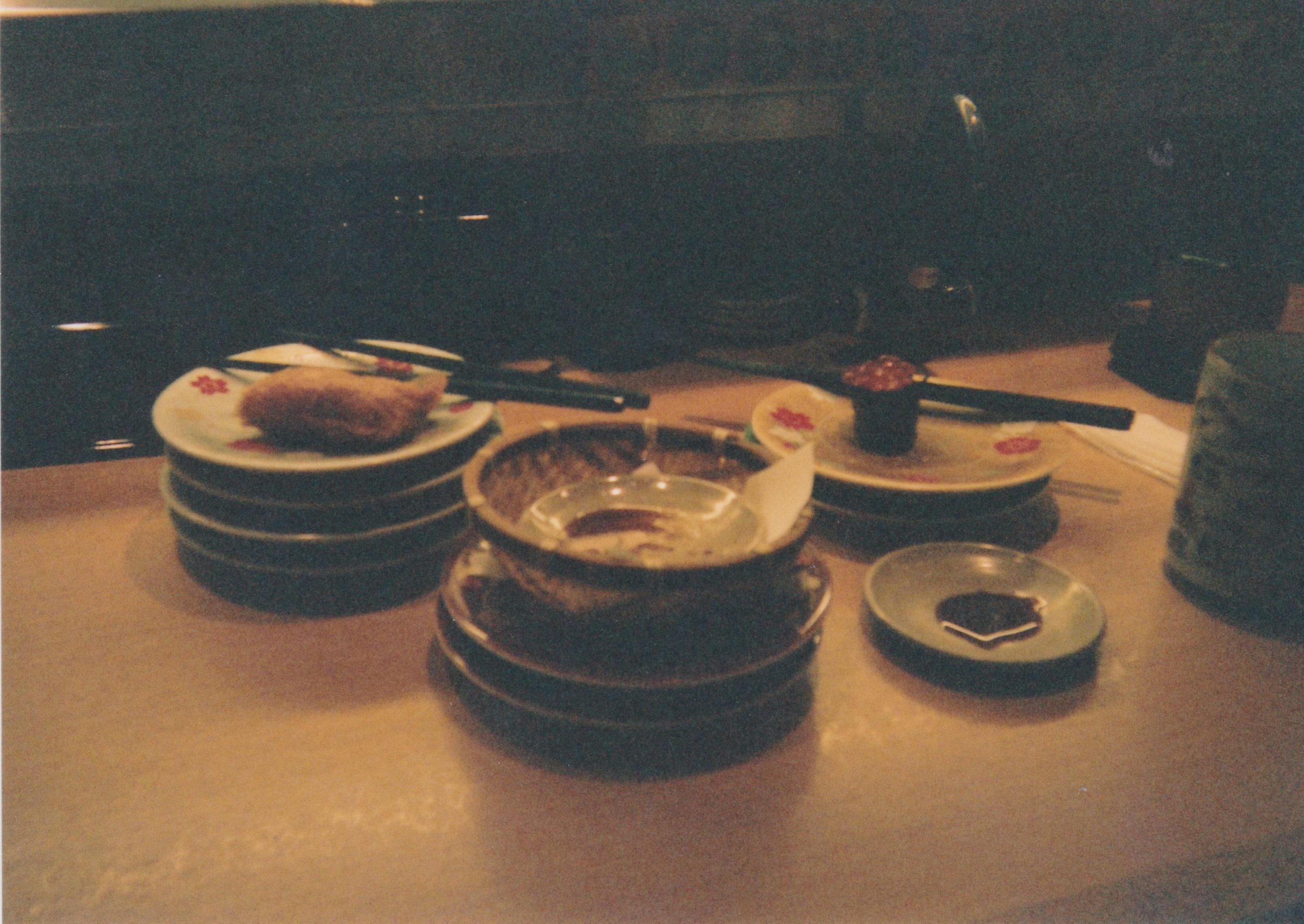 kaiten sushi // I’m pretty sure I took this photo when I went to eat sushi with Steph. It was in the midst of a really tough season for me…and I can’t thank Steph enough for being with me through all of it and going out to eat to help me talk through stuff. One night we went to Kashiwa station to grab sushi which was always funny because I don’t eat fish! But honesty, I loved so many things on the menu that I thoroughly enjoyed eating here every time. My favorite was the tamago and the corn mayo “sushi” rolls. Plus, like any good sushi spot, they have HOT HOT green tea that you make at the table for yourself. bomb.