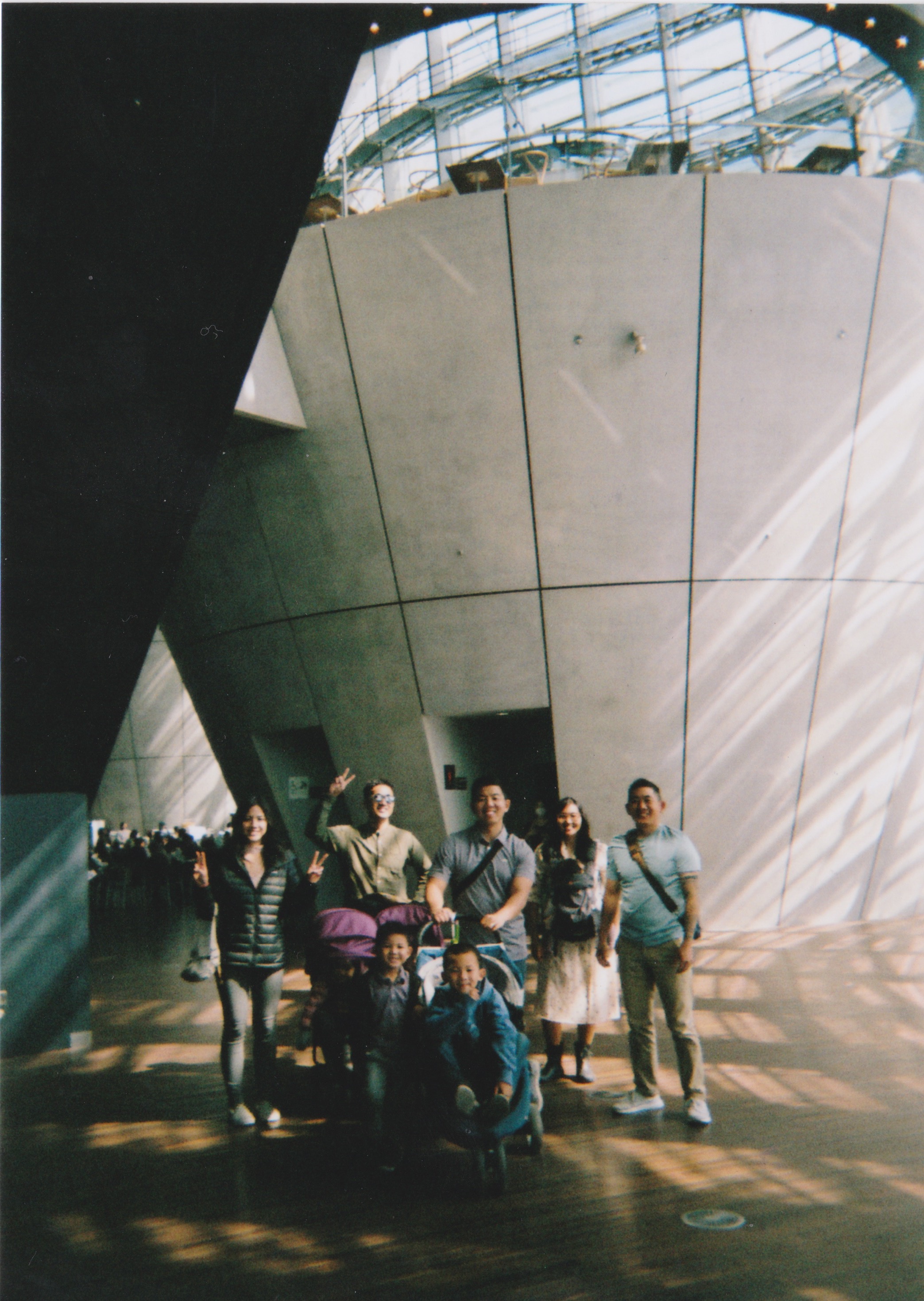 The whole gang // This was from the day we took our family photoshoot in Shinjuku. Before we went, we walked through the National Art Center to go to Gogoyo ramen, famous for their burnt miso ramen. I had waked through this building countless times over my time in Japan…so finally walking through there with family was a dream come true. I made sure to have them all stop so I could freeze this moment in time.