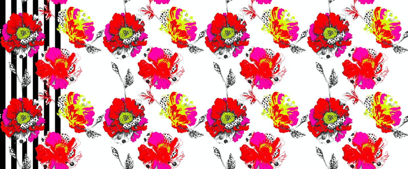 Pop Floral Stripe SS16