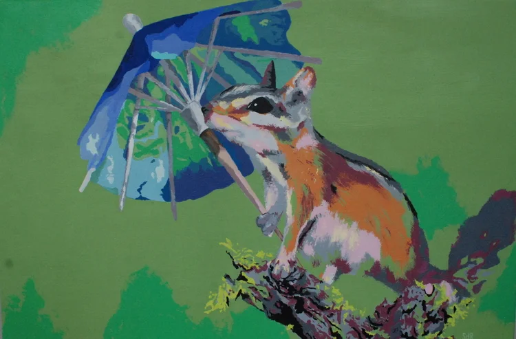  Dry Spell  Acrylic on canvas  24x36"  Sold 