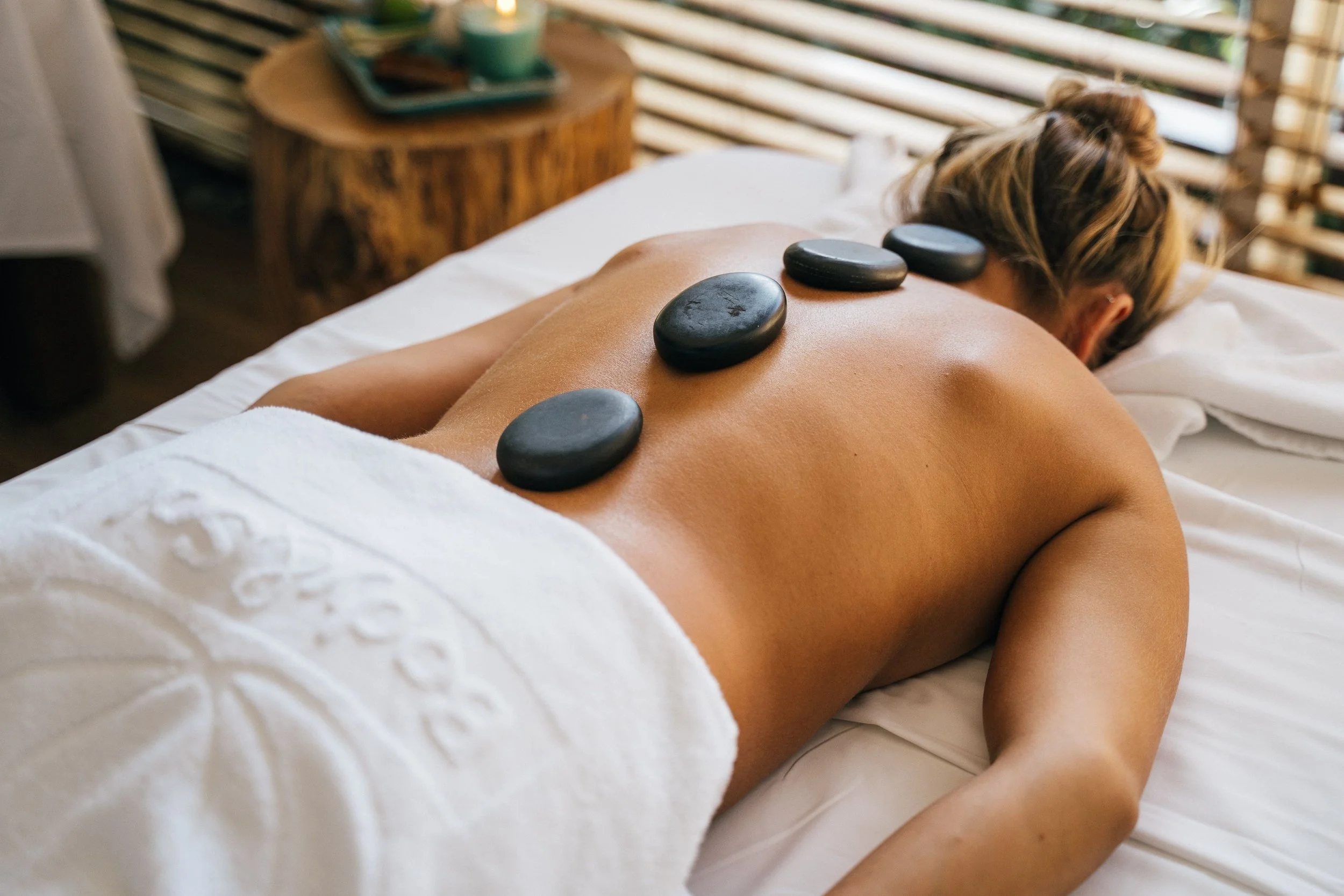 Customized specialty massage treatment at Pure Eco Spa & Boutique