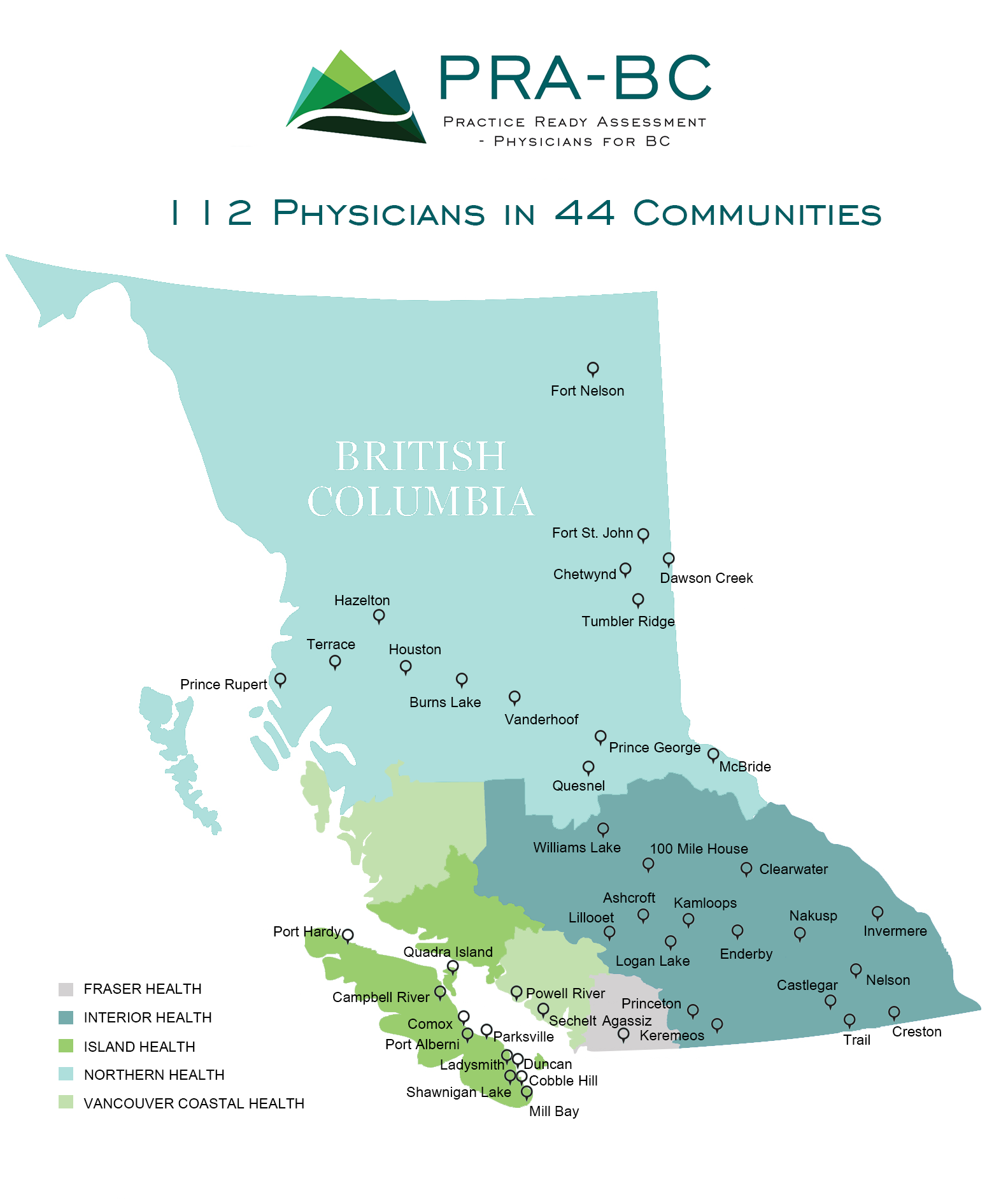 PRA-BC Map - Physician Placements 29jan2019.png