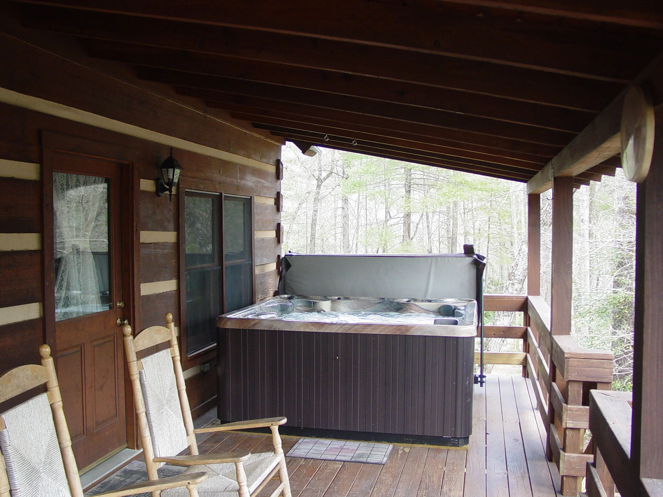 Mountain Laurel Secluded Log Cabin Vacation Rentals Hot Tubs