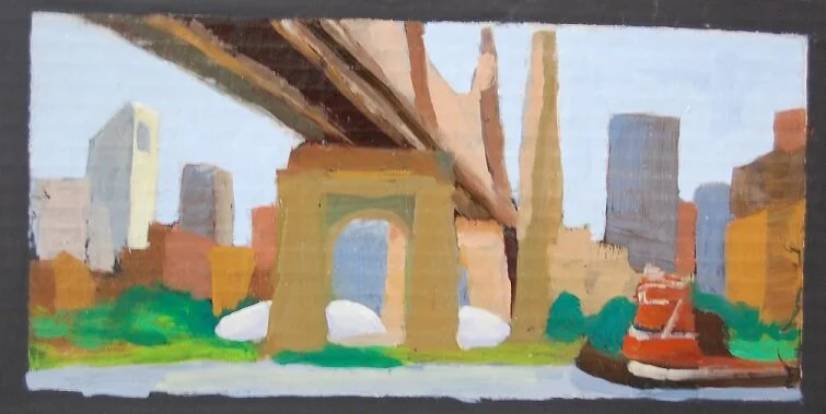 Queensboro Bridge, Tugboat, 2015