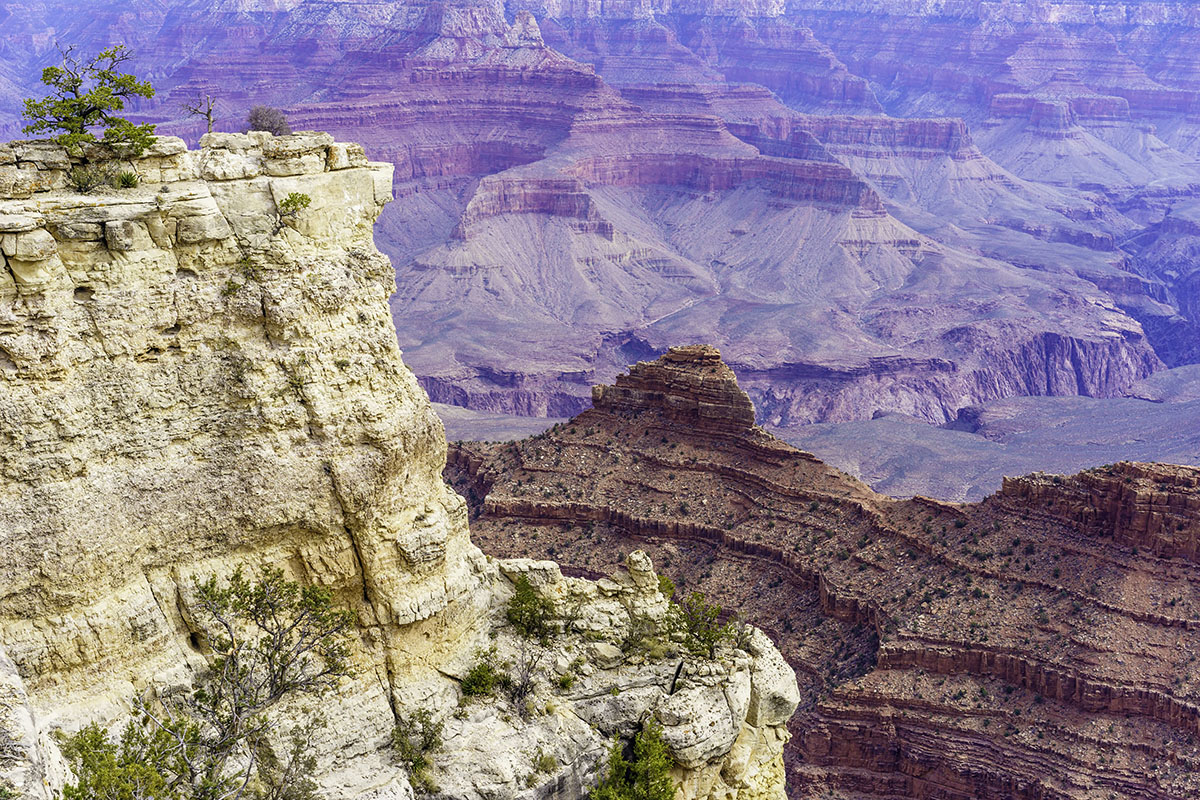 Craggy vista from South Rim of the Grand Canyon