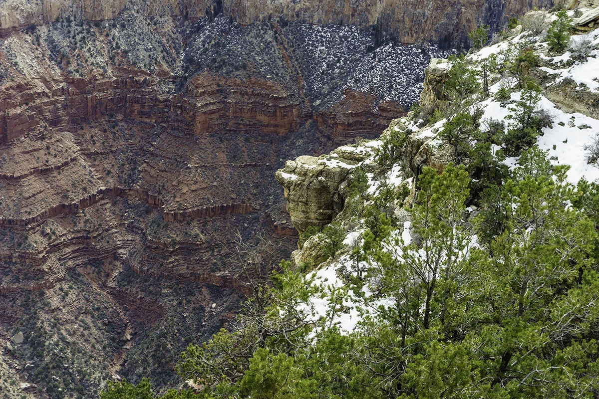 End of winter in the Grand Canyon