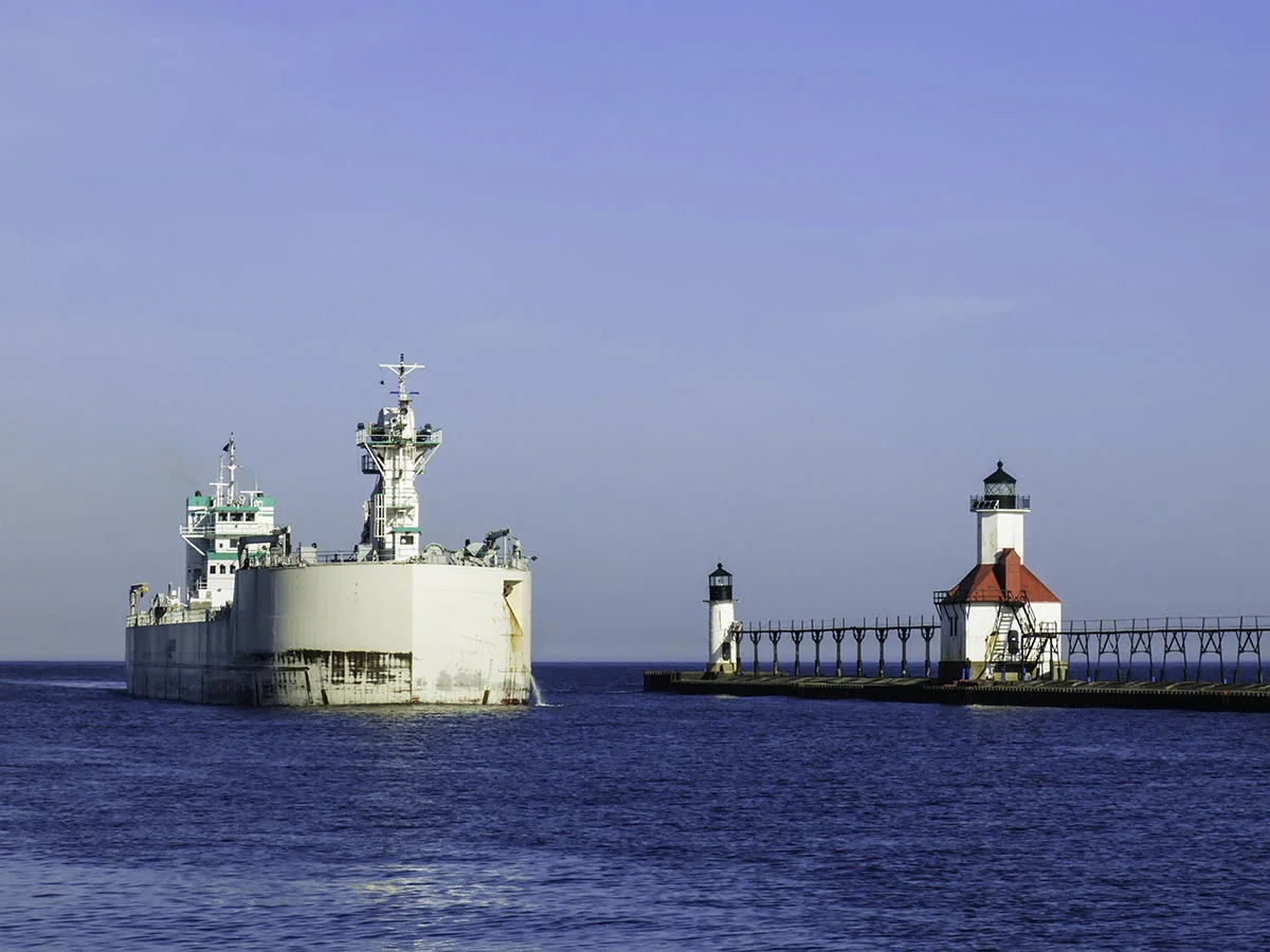 Great Lakes freighter