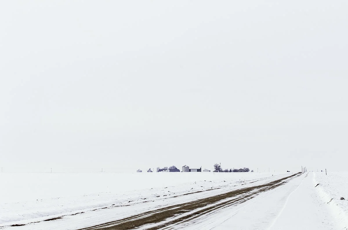 Winter as a farmland minimalist