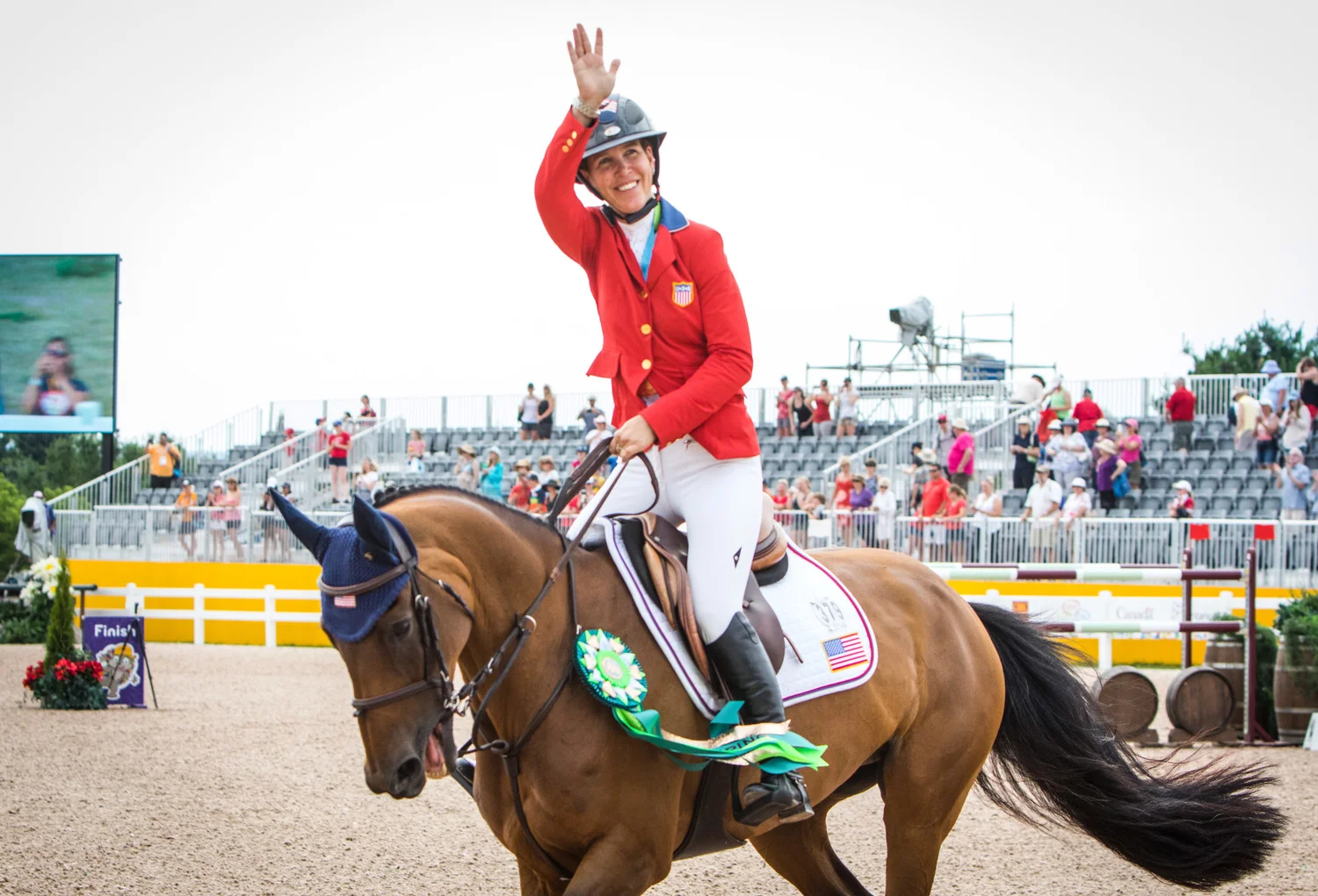 Lauren Hough, double bronze at the 2015 Pan American Games