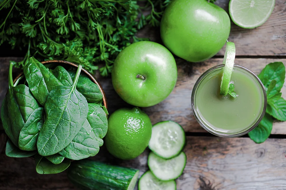 RISE AND SHINE WITH GREEN JUICE