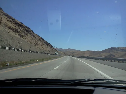 Open road on the way to Burning Man 2011