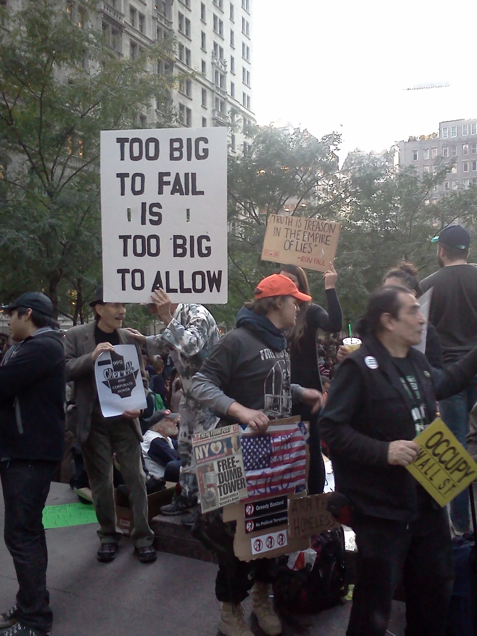 Occupy Wall Street, October 2011