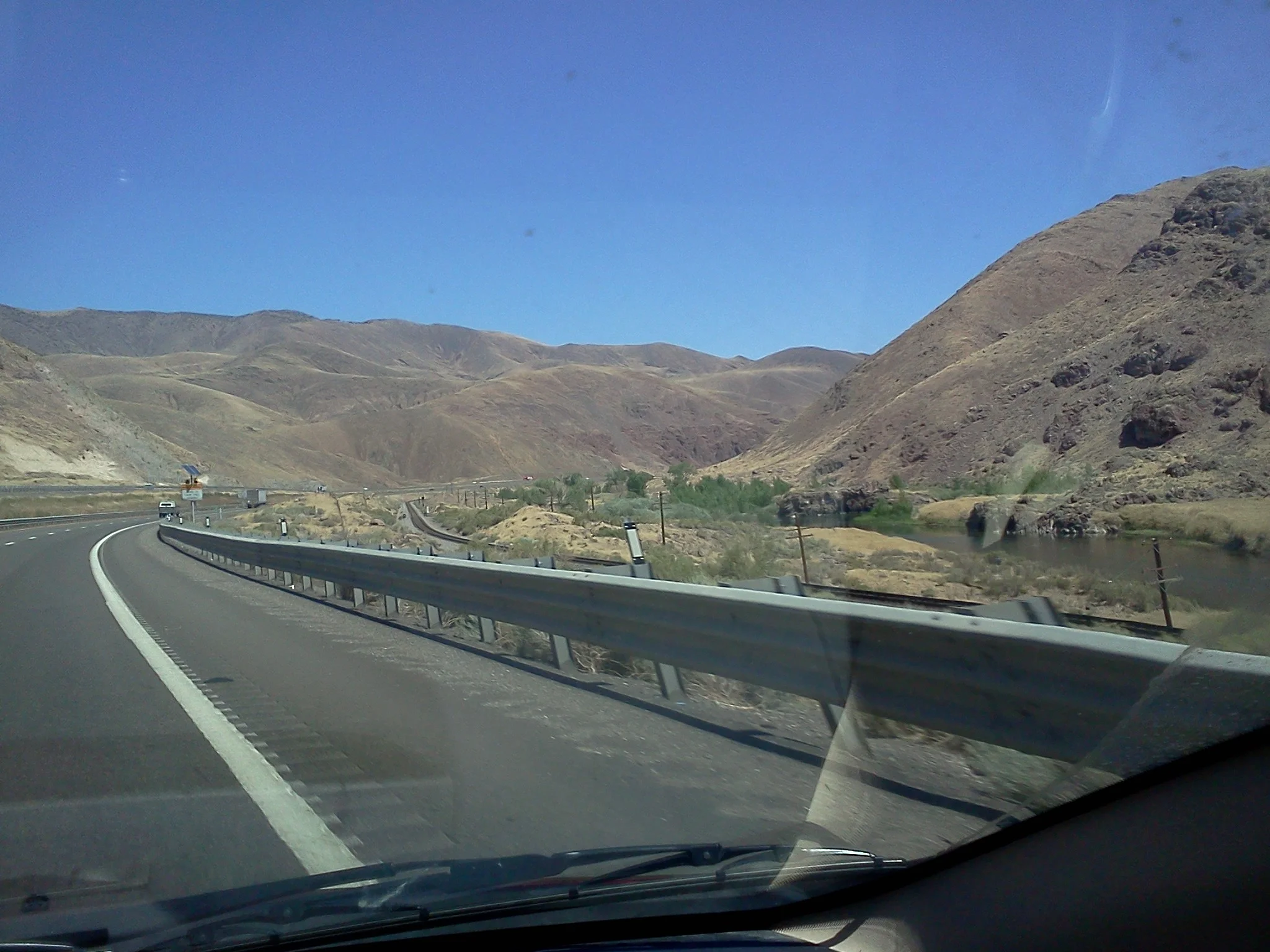 On the road to Burning Man, August 2011