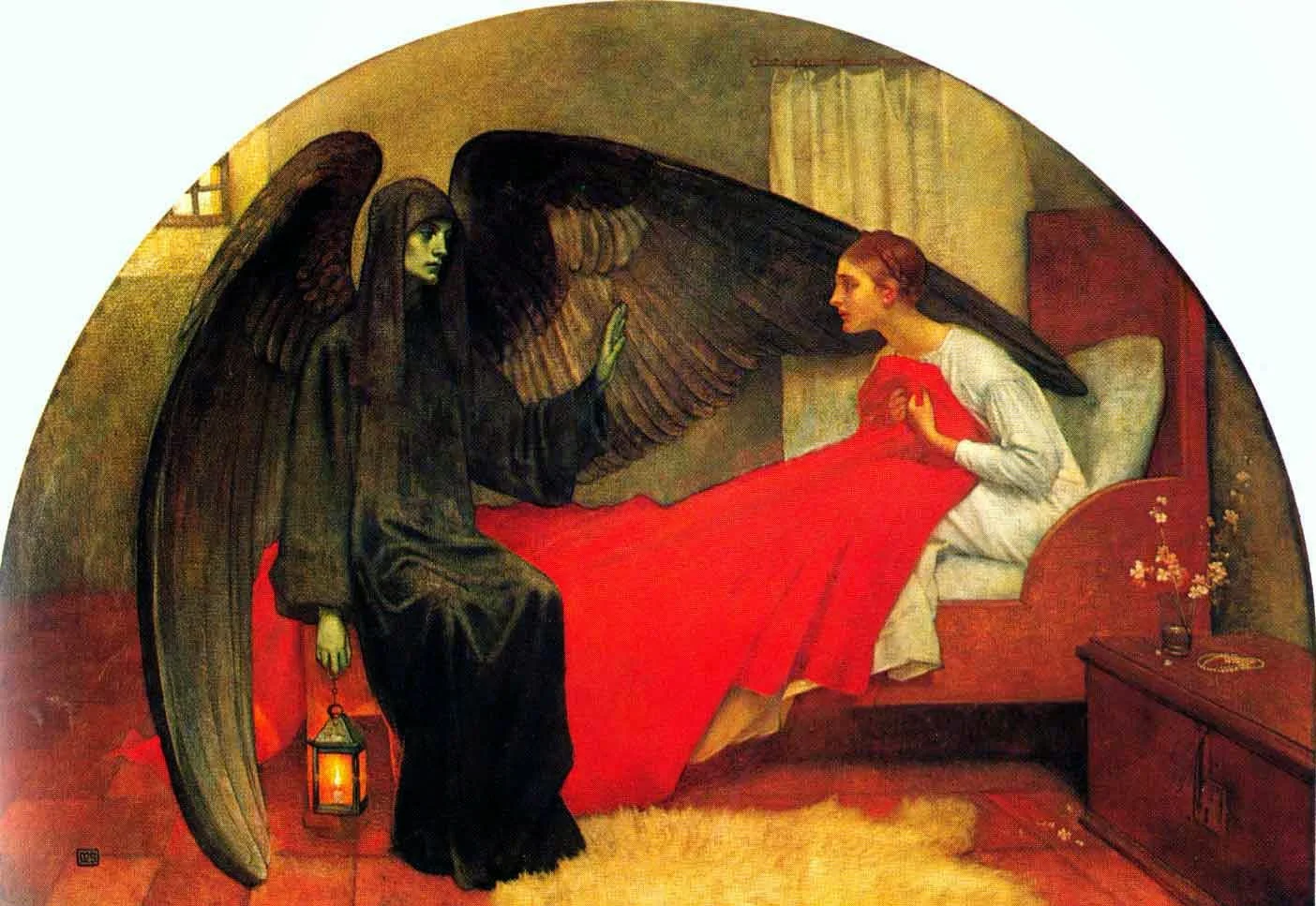 La jeune fille et la mort, 1900 Marianne Stokes
