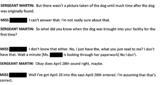 Forever Paws President Gail Furtado states Jackie became apart of Forever Paws organization on April 28th. Over three weeks after initial capture.