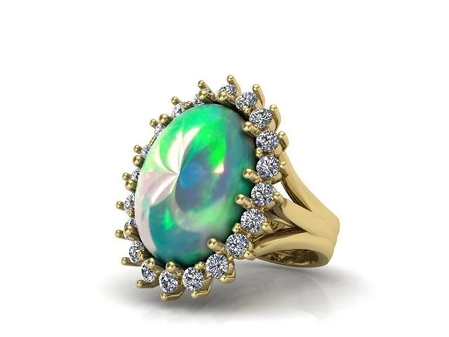 💍💍 It seems like I may have taken it back to the 80s/90s for this one, but maybe it&rsquo;s coming back around? 💍💍 #PioneerCAD #80sJewelry #90sJewelry