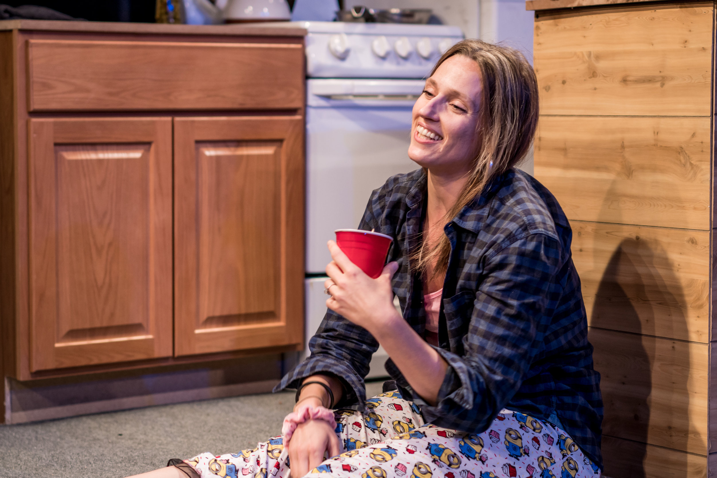 BOOKER GARRETT AS CAROLINE IN HURRICANE PARTY AT THE CHERRY LANE THEATRE PHOTO BY AUSTIN DONOHUE