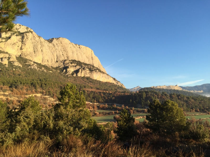 The crag at Oliana, Catalonia.