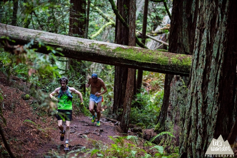 Racing with Airik Sorenson at the Inside Trail Mt Tam 50K. Photo credit: Let's Wander Photography @letswanderphotography
