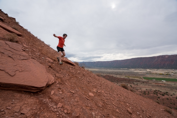 Exploring the Moab desert at The North Face Athlete Summit 2016. Photo credit: Scott Rogers @wingatemotion