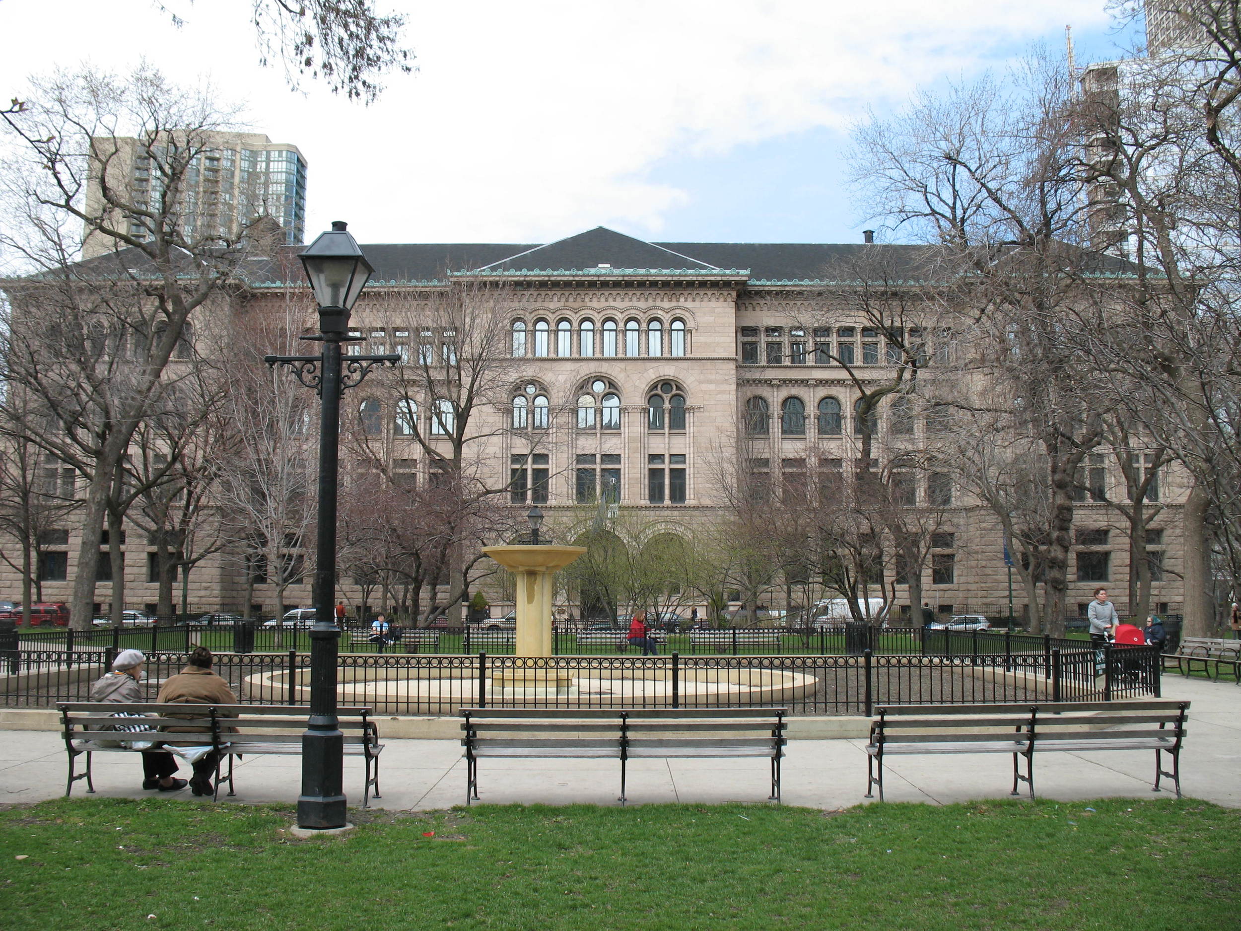 Newberry Library at Washington Square Park, Chicago