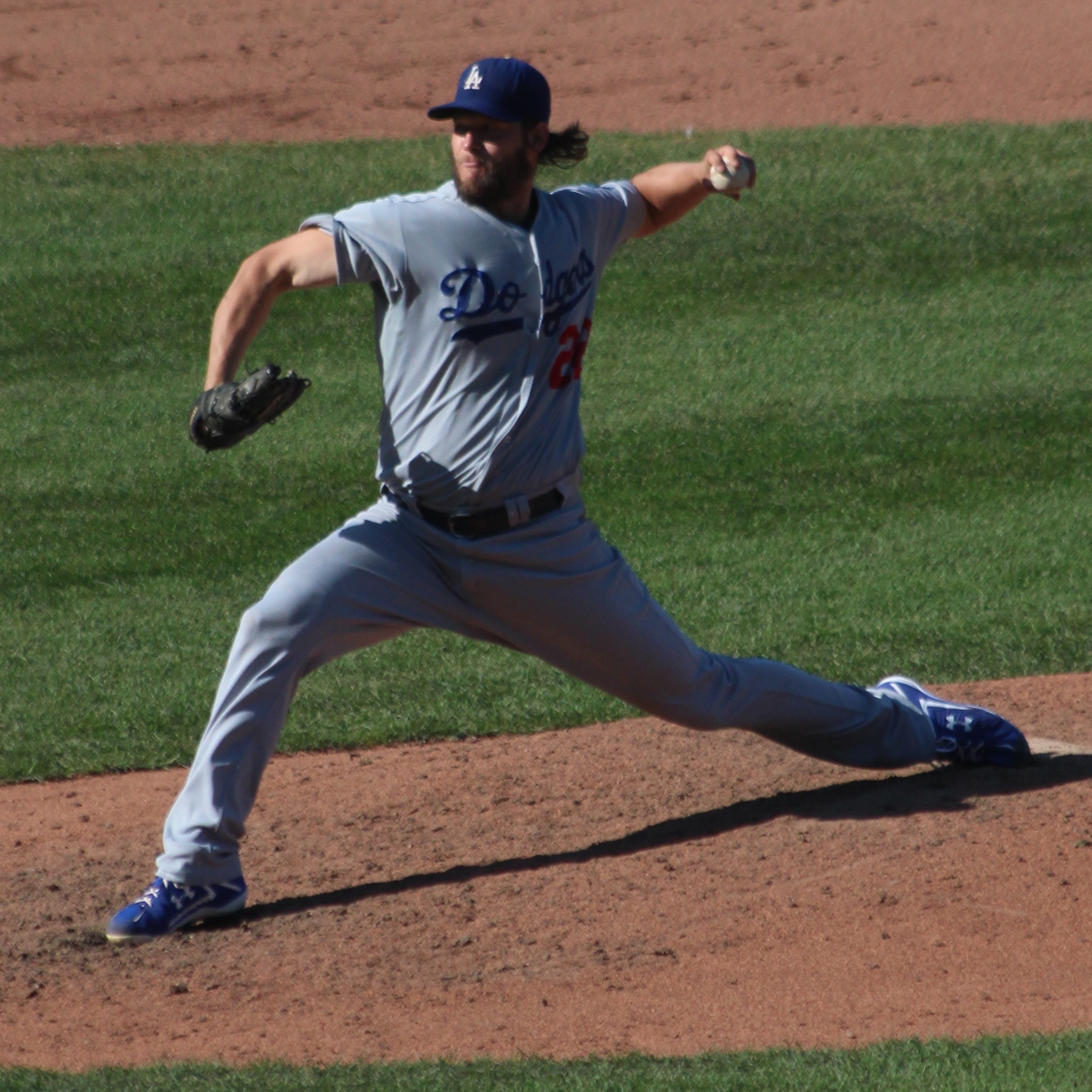 Clayton Kershaw during his 20th victory in 2014