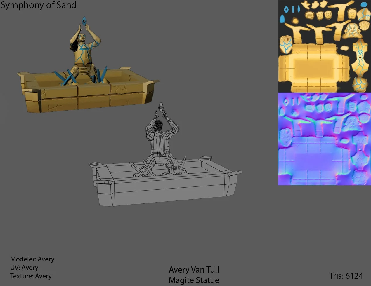 Magite Statue: Symphony of Sand