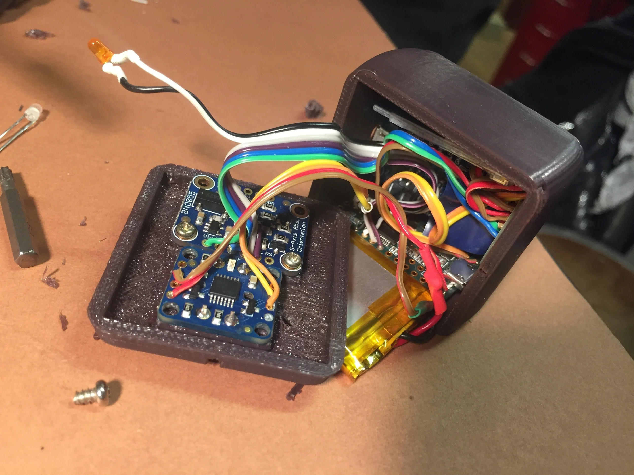 Guts with original brown enclosure