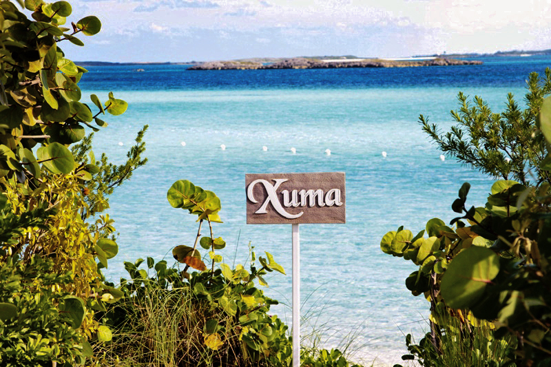Xuma Restaurant, Highbourne Cay Exuma. Lunch with a view!