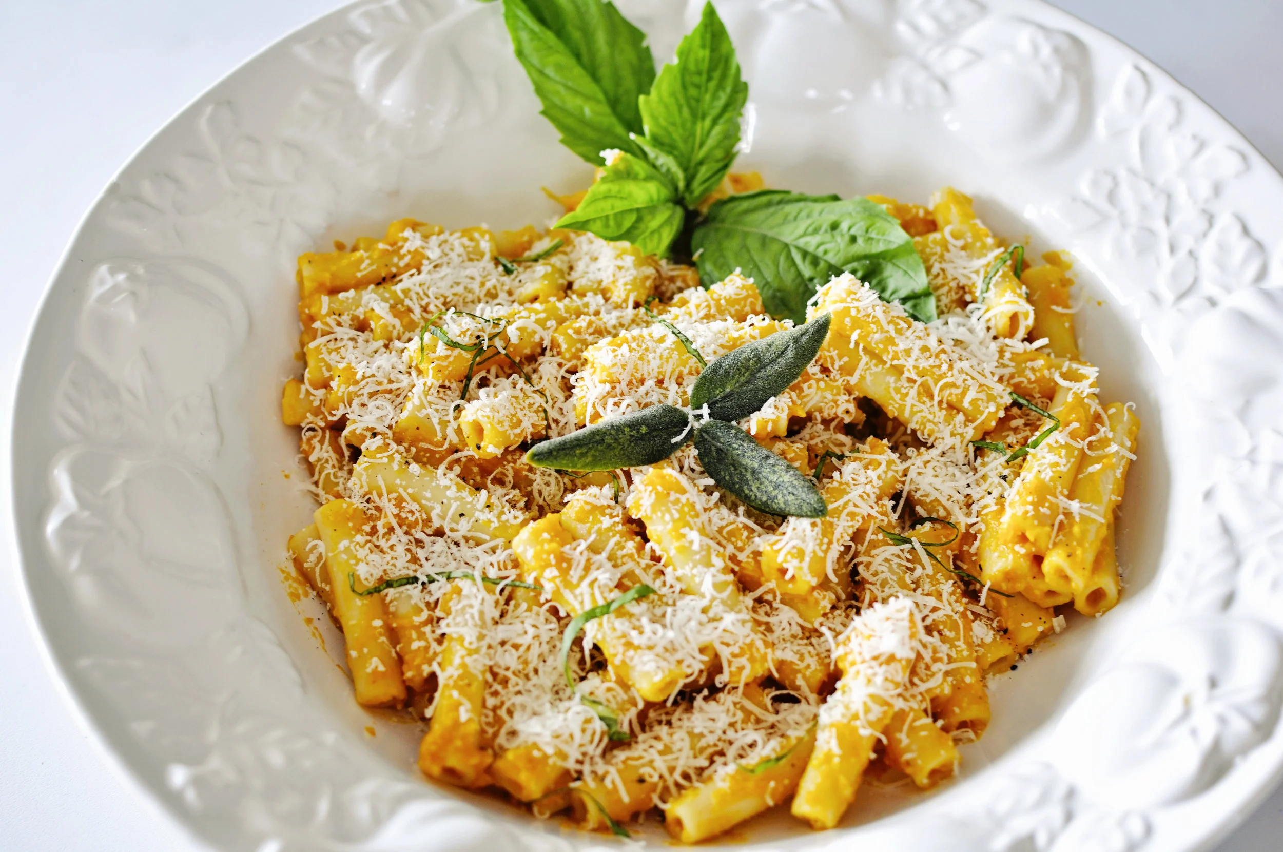 Creamy Parmigiana Pumpkin Zita with a hint of Amaretti