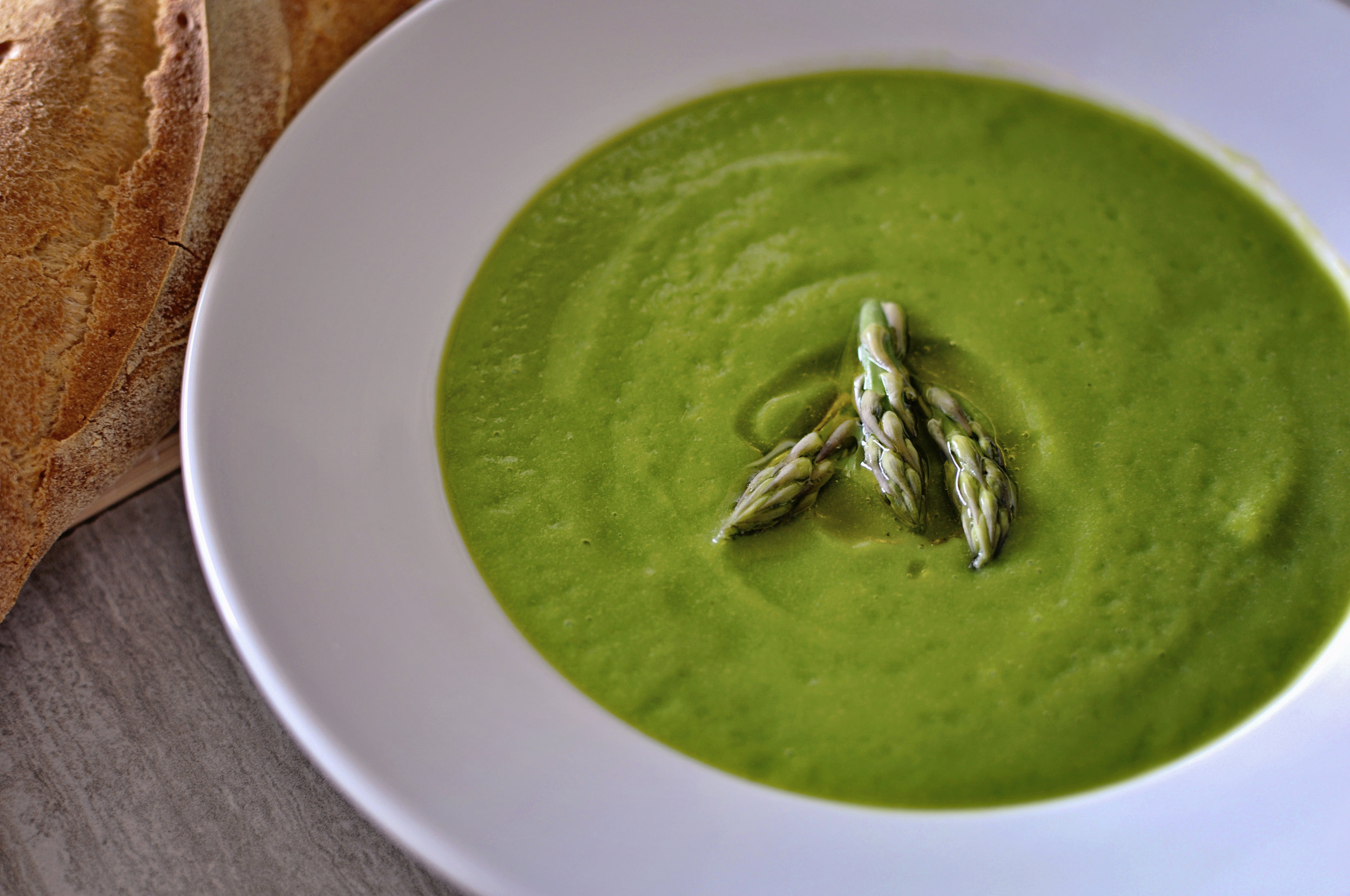 Asparagus &amp; Leek Soup