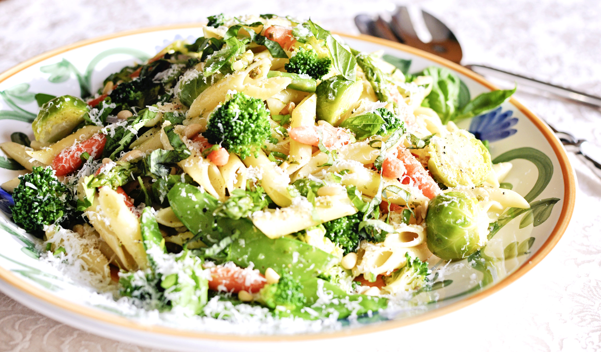 Penne with Spring Vegetables