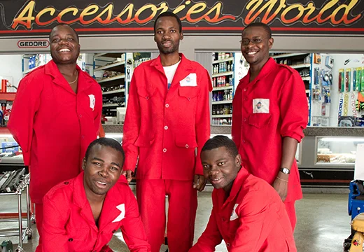Autoworld Lusaka Freedom Way showroom team
