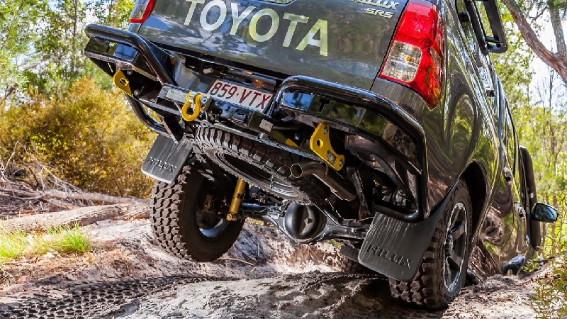 Heavy duty TJM shock absorbers in action