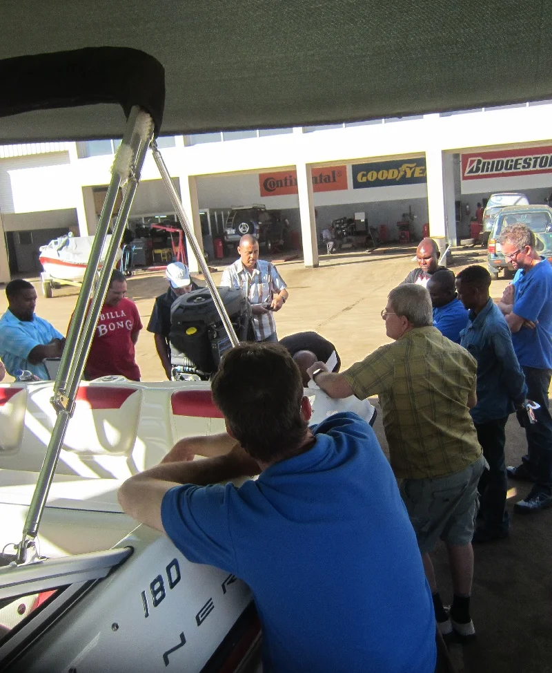 Mercury Marine technical training at Autoworld