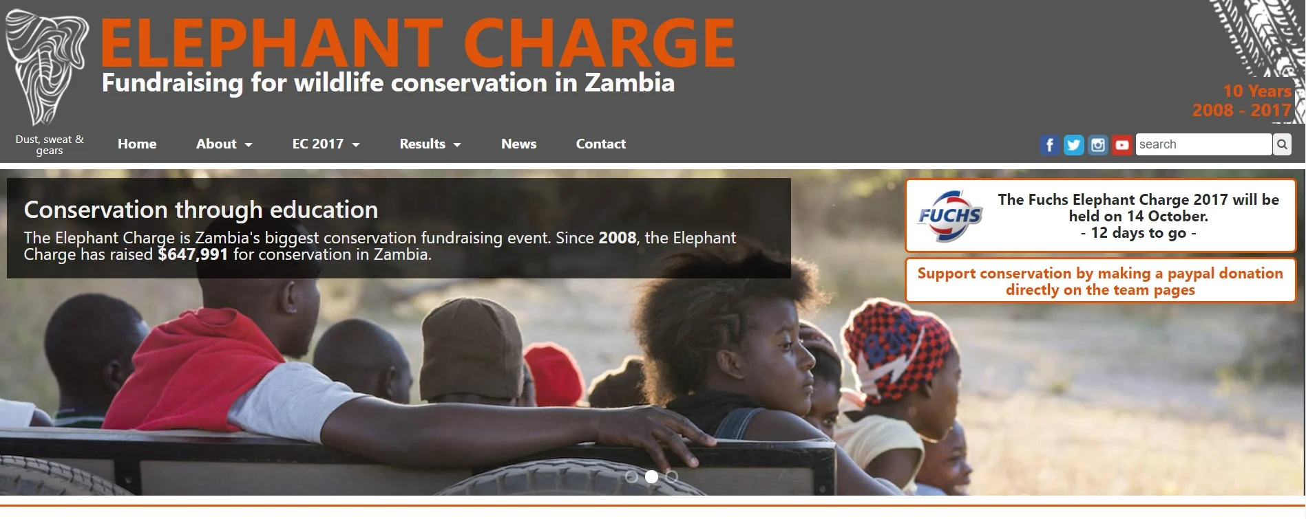 Content credit © https://www.elephantcharge.org/ 2017