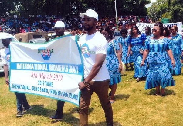 Team Autoworld join the march in honour of International Women’s Day 2019
