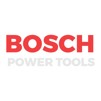 Bosch Power Tools logo on black background