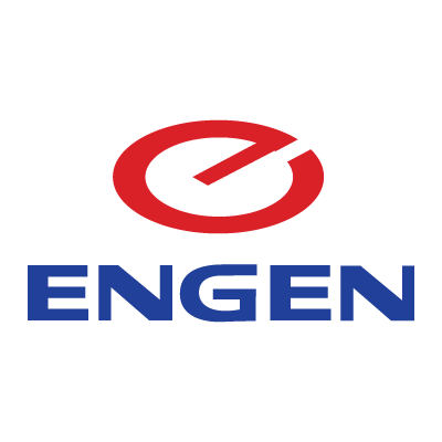 The ENGEN logo with a red stylized 'E' symbol above the word 'ENGEN' in blue text.
