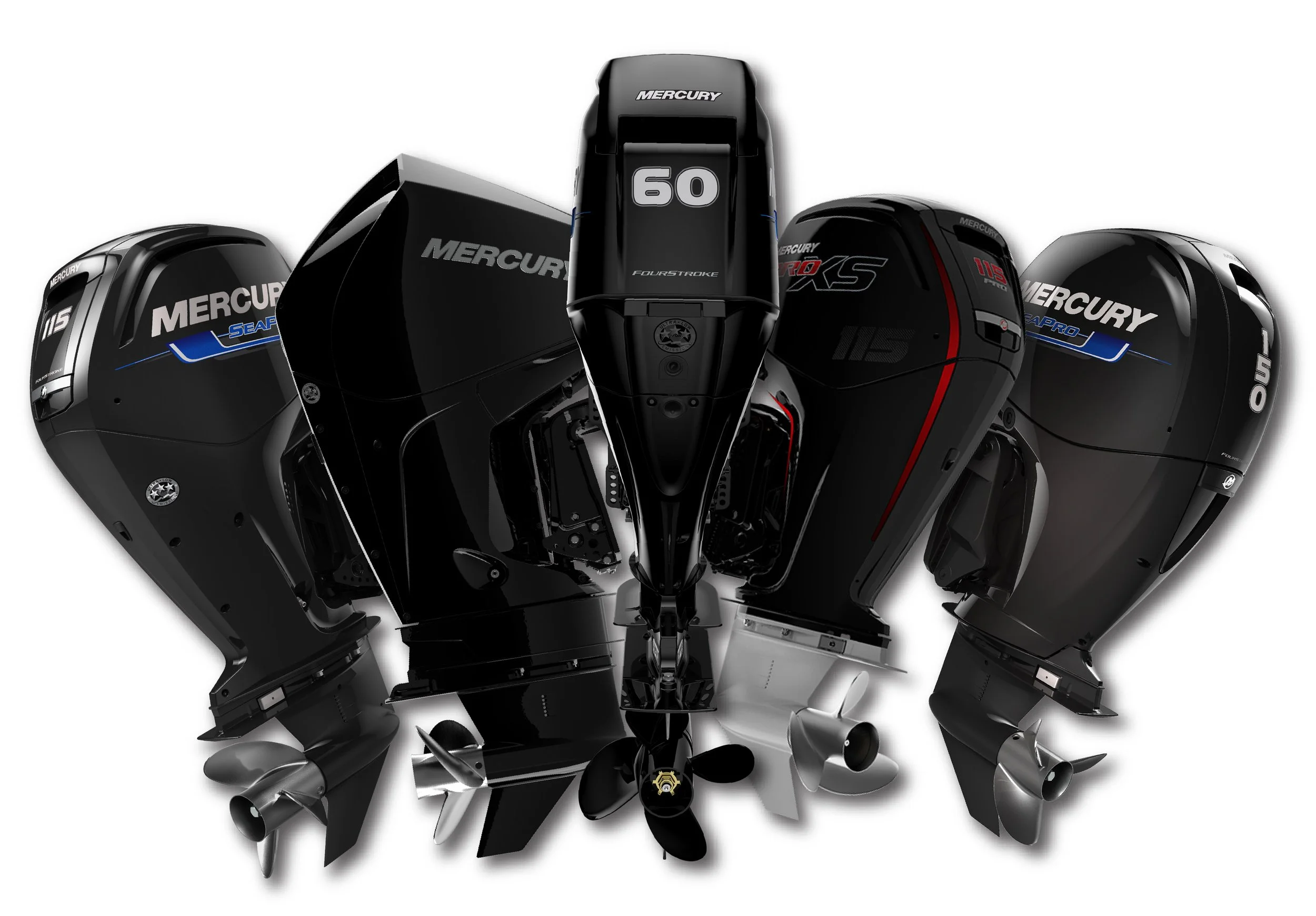 A boat with an outboard motor inside a garage or workshop.