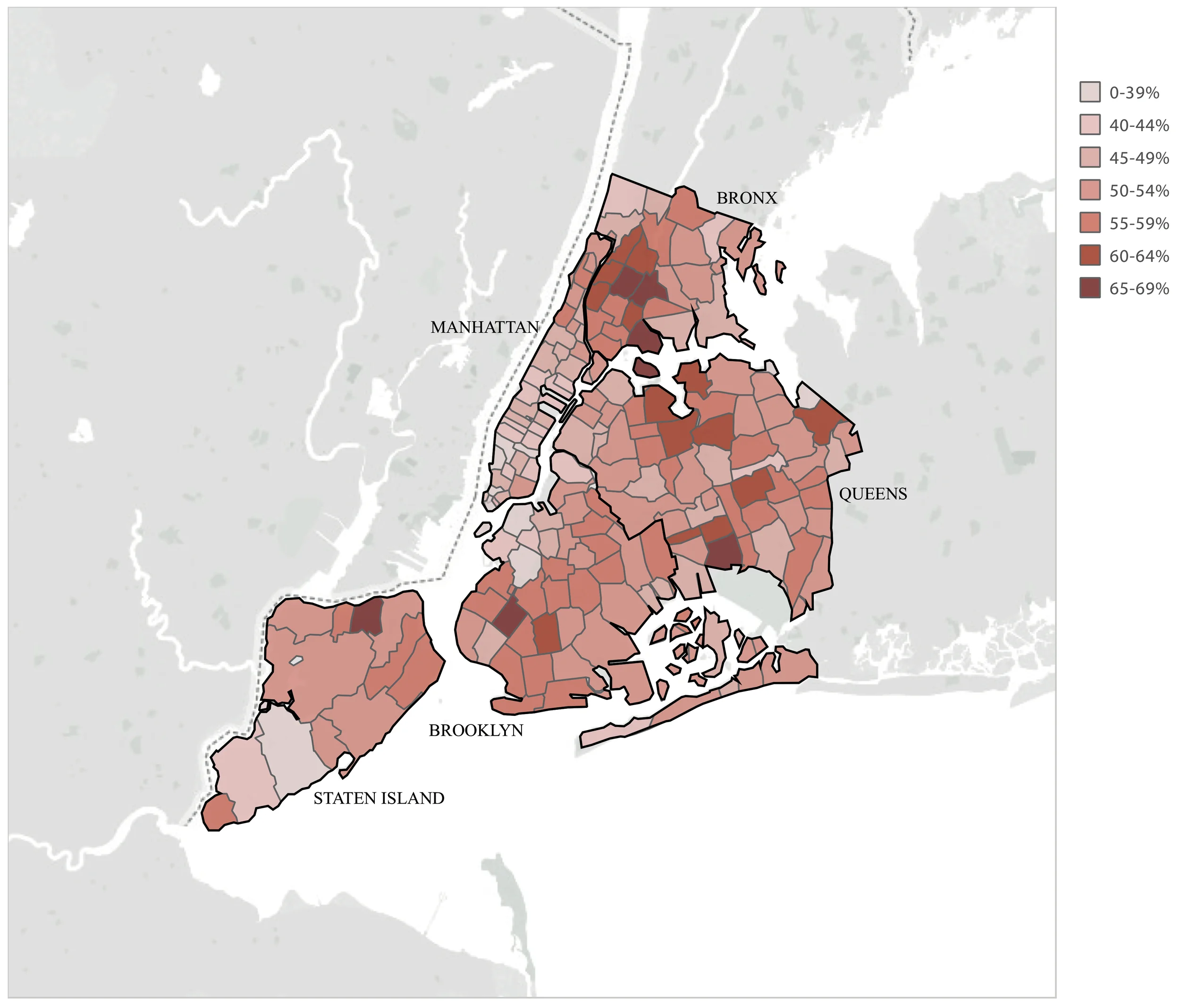 Affordability. Percentage of Rent-Burdened Households -&nbsp;Source: 2009-2013 American Community Survey