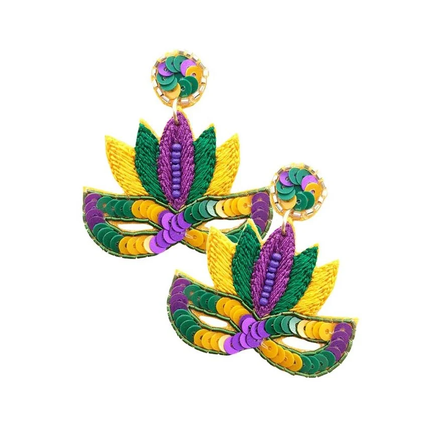 St Charles Face Mask Earrings